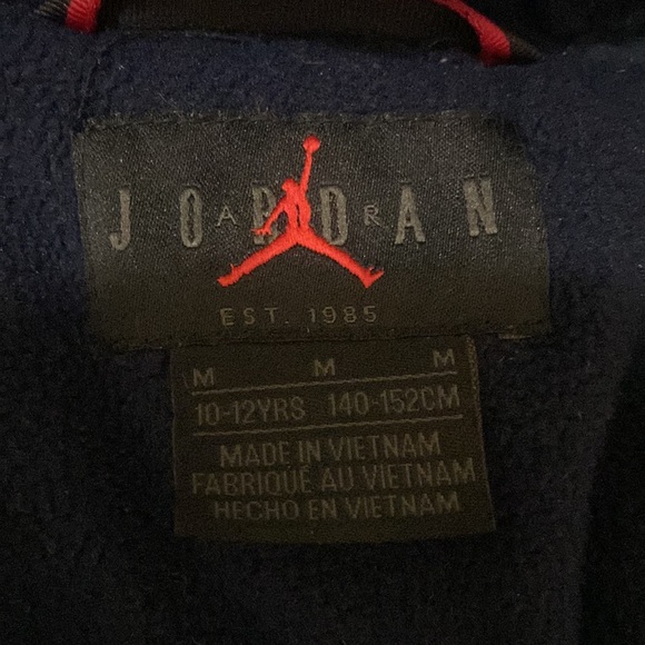 Jordan Bold Stripe Puffer Big Kids’ Puffer Jacket,size 10-12 - Picture 2 of 4